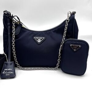 Prada Black Women's Bag with Chain Strap